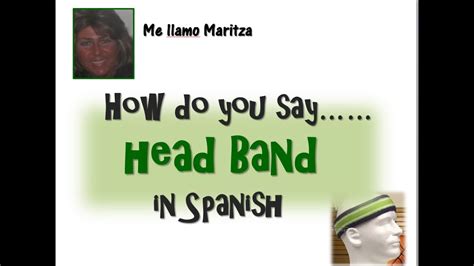 headband in spanish